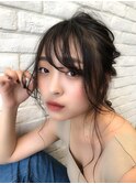 [The C 岩崎]おくれ毛バランス◎小顔アレンジ^_^