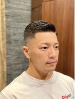 プレミアムバーバー 赤坂店(PREMIUM BARBER produce by HIRO GINZA) 七三フェード【ヒロ銀座】六本木/理容室/フェード