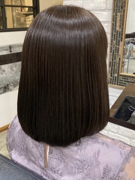 ディッシュ 五反田(dish) ツヤ髪ロブ