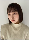 切りっぱなしボブ【自由が丘】