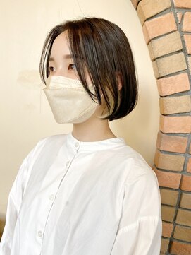 フェイバー 赤坂店(FAVOR) 【顔まわりがポイント】ボブ×インナーカラー