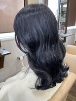 ジッピー ヘアーコレクション ブルーブラック+インナーカラー