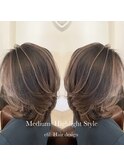 ミディアムハイライトスタイル