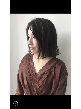 ヘアーアンドメイク エクリ 不動前店(Hair&Make equri) ナチュラルボブスタイル