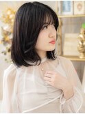 アッシュブラック大人かわいいエアストレートa浦和20代30代40代