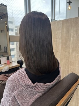 テラスヘアラボ 新潟駅南(TERRACEhairLab.) 【艶髪オリーブベージュ】
