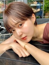  style* ベージュブラウンで柔らかい雰囲気[鹿児島中央駅/ショートカット/ショートボブ]