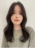 韓国レイヤー 顔周りレイヤーカット イルミナカラー髪質改善青山