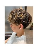 メッシュ×スペインカール