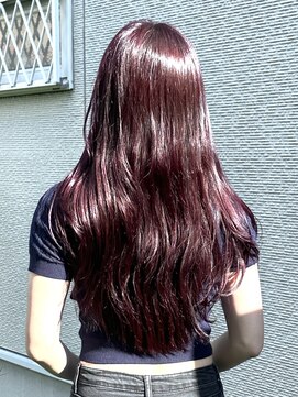 ロンドアンメゾン 原宿(Lond un Maison.) ワインレッド レッドブラウン カシスレッド レイヤーカット