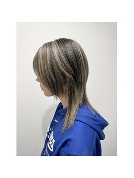 ランソ 成田店(RUNSO) ☆レイヤーウルフカット×デザインカラー×小顔に見せる☆