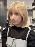 ブロンドボブ