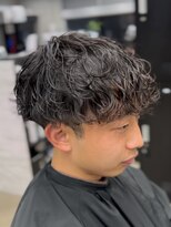 フイ 代々木(Hui)&nbsp;ハイトーンカラー/マッシュパーマ/men's/