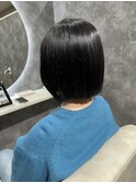 透明感カラー×ボブ