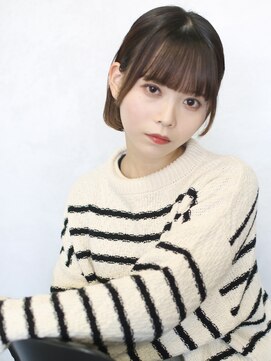 バース(BIRTH) 天神【BIRTH】似合わせカット丸みボブ髪質改善耳掛け20代　8