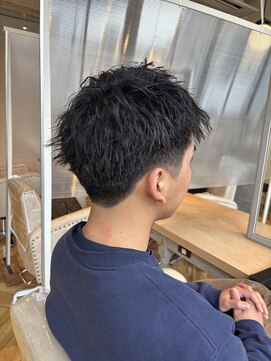 ローマ ギンザ(ROMA Ginza) スパイキーショート×ツイストパーマ