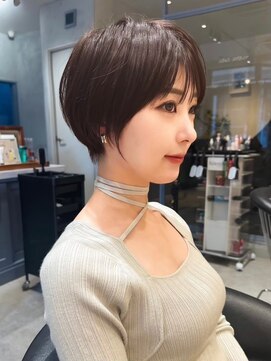 ロンド エメ 柏(Lond aimer) 美髪×前髪レイヤーショート髪質改善縮毛矯正ダブルカラー[柏]