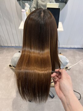 ハーバイリンヘアー(her by rin hair) 髪質改善ストレート＊美髪縮毛矯正＊レイヤーロング