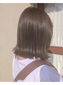 大人気切りっぱなしボブ