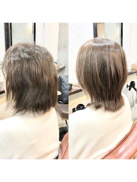エトネ ヘアーサロン 仙台駅前(eTONe hair salon) 【大人女性】クセの悩み解消くびれレイヤー
