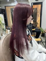 エイム(AiM)&nbsp;ワインレッド/中明度カラー/ブリーチカラー/艶カラー