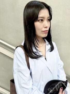 エイチ 天神橋(H) ショートバレイヤージュマッシュウルフタッセルボブパーマ60代