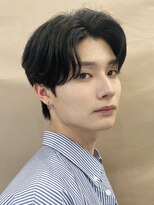 バイフィフス 原宿/表参道(by fifth)&nbsp;ナチュラルセンターパート七三分けニュアンスパーマカルマパーマ