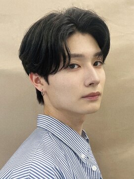 バイフィフス 原宿/表参道(by fifth) ナチュラルセンターパート七三分けニュアンスパーマカルマパーマ