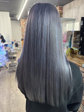 ルーナヘアー(LUNA hair) ダブルカラー ブリーチ ブリーチリタッチ ワンレン 10代20代30代