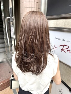 アルモヘアヴォーグ 静岡(ALMO hair VOGUE) 【ALMO】マロンベージュ×たっぷりレイヤー