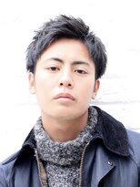 ハレ ヘアサロン(Hale hair salon)&nbsp;Haleブルーブラックニュアンスパーマスパイキーショートバーバー