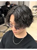 MEN’S HAIR/波巻ツイストスパイラル/フェザーパーマ/北堀江☆