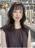 【レイヤーカット×オン眉バング♪】