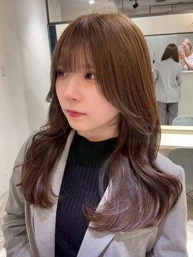 シェノン 表参道(CHAINON) 表参道/着物ヘア/ダークアッシュ/ミディアムレイヤーカット/渋谷