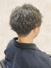 【自然仕上げパーマ】メンズカット＋ナチュラルパーマ￥10450