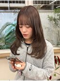 春◎ブリーチなし柔らかブラウン×ツヤ感ロング
