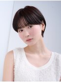 前髪あり大人耳掛けショート30代40代【AIN.表参道】川原大地