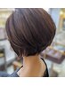 【大人気】カット+ヘアーマニキュア(リタッチ)¥10.300→¥9.200