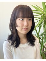 シェリー(Che'ri)&nbsp;目がぱっちり前髪カット/レイヤーカット/艶ブラウンカラー/MANA