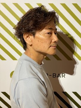 バーバーバー 四谷(BARBER-BAR) ビジネス爽やかラグジュアリーフェザースタイル