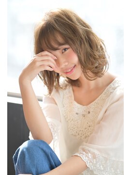 ネオリーブアオバ 高田馬場店(Neolive aoba) 【高田馬場/aoba】カーキベージュで作る大人ロブ