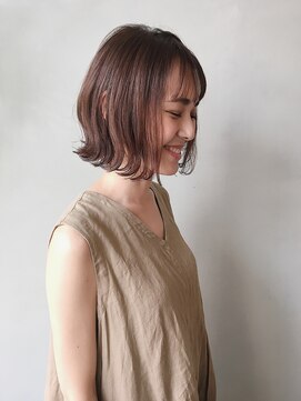 モク 大阪梅田店(MOK) 切りっぱなしラインボブ