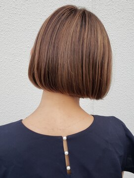 コーディアルヘア 白川本店(Cordial hair) ボブ×ハイライト