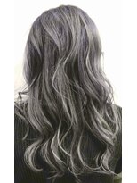 フラワー 六甲道(flower) クリスタルシルバー☆ハイライトカラー