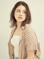 エンタク 新宿三丁目店(enntaku)&nbsp;マロンベージュ/Aライン/かきあげ/くすみカラー[新宿三丁目]