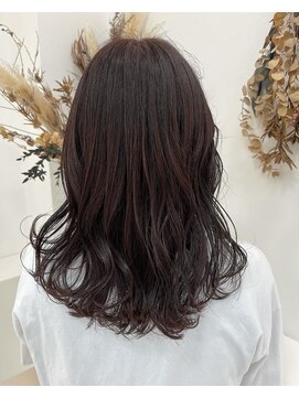 ドロップ マロンブラウンカラー