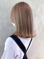 アイティー バイ アルバム 中野店(IT by ALBUM) ロブベージュ_カーキグレージュマッシュショート_ba321013