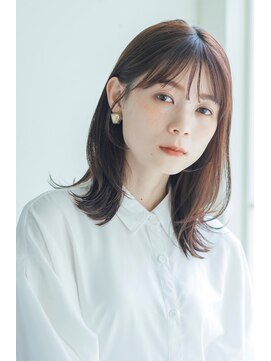 ガーデン タチカワ(garden tachikawa) 20代30代大人かわいいうる艶髪抜け感ヘアミディアムレイヤー