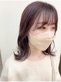 ハイライトでほんのりラベンダーカラー☆
