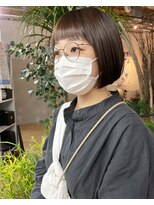 スイ(SUiii)&nbsp;前下がりぷつッとボブ